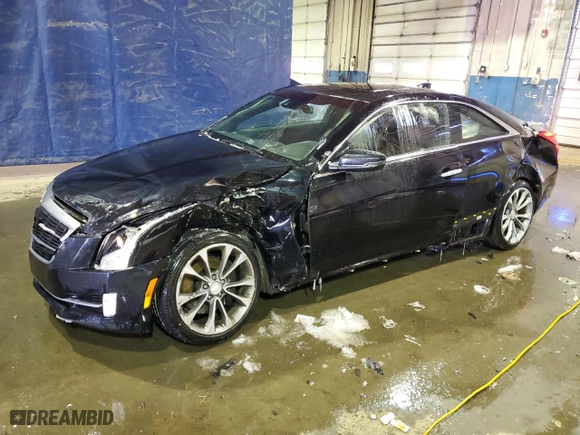 2015 Cadillac ATS Coupe Luxury AWD with VIN 1G6AH1RX4F0115439, listed as a Copart auction lot 38985914 with 232,192 mi miles and Salvage Title. Bid and sale history available at carsss.com. Image 1.