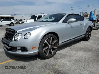2012 Bentley Continental GT with VIN SCBFR7ZA2CC073607, listed as a Copart auction lot 56768995 with 54,966 mi miles and Salvage Title. Bid and sale history available at DreamBid. Image 1.