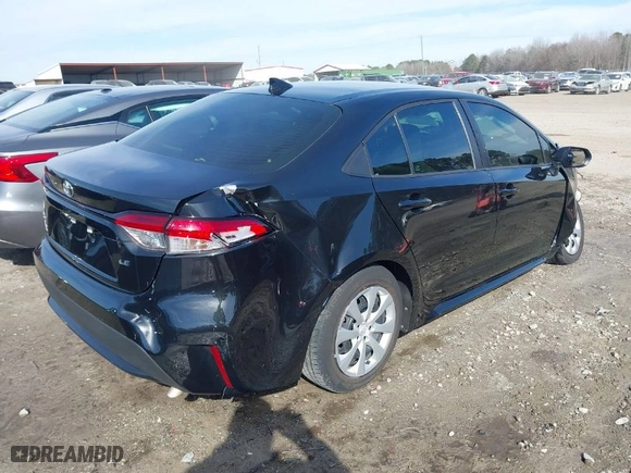 2021 Toyota Corolla LE with VIN 5YFEPMAE7MP191821, listed as a IAAI auction lot 41658706 with 71,561 mi miles. Bid and sale history available at carsss.com. Image 4.
