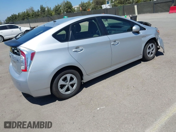 2015 Toyota Prius Four with VIN JTDKN3DU0F0443458, listed as a IAAI auction lot 42086506 with 121,952 mi miles and . Bid and sale history available at DreamBid. Image 4.