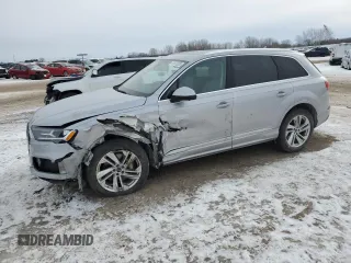 2022 Audi Q7 Premium Plus with VIN WA1LXBF74ND017175, listed as a Copart auction lot 41813205 with 18,931 mi miles and Salvage title. Bid and sale history available at DreamBid. Image 1.