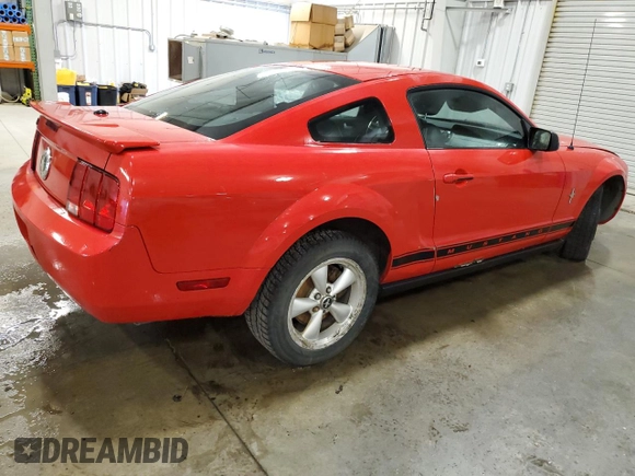 2007 Ford Mustang Deluxe with VIN 1ZVHT80N775202624, listed as a Copart auction lot 62857885 with 154,960 mi miles and Salvage title. Bid and sale history available at DreamBid. Image 3.
