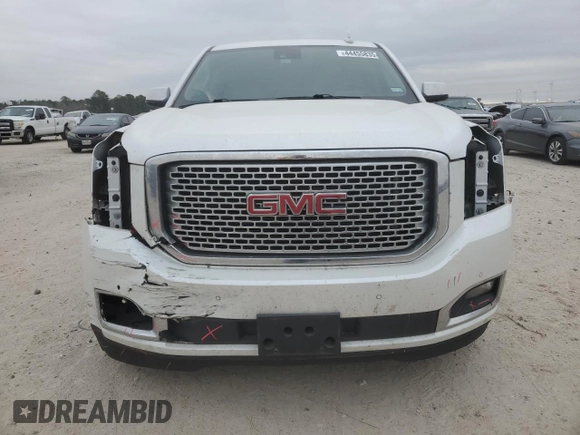 2017 GMC Yukon Denali with VIN 1GKS1CKJ5HR208979, listed as a Copart auction lot 44455835 with 99,954 mi miles and Salvage Title. Bid and sale history available at carsss.com. Image 5.