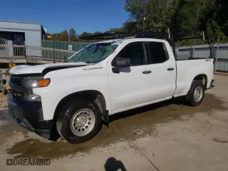 2019 Chevrolet Silverado 1500 Work Truck with VIN 1GCRYAEF7KZ363896, listed as a Copart auction lot 76528094 with 91,975 mi miles and Salvage Title. Bid and sale history available at carsss.com. Image 1.