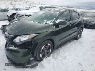 2018 Honda HR-V EX-L with VIN 3CZRU6H70JM701159, listed as a Copart auction lot 87894095 with 28,972 mi miles and Salvage Title. Bid and sale history available at carsss.com. Image 1.
