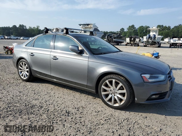 2013 Audi A4 Premium Plus with VIN WAUFFAFL8DN024911, listed as a Copart auction lot 61891325 with 167,841 mi miles and Salvage title. Bid and sale history available at DreamBid. Image 4.