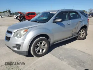 2011 Chevrolet Equinox LS with VIN 2GNALBEC8B1213612, listed as a Copart auction lot 49984505 with 121,951 mi miles and Salvage Title. Bid and sale history available at carsss.com. Image 1.