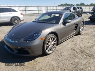 2021 Porsche 718 Cayman z VIN WP0AA2A82MS260105, wystawiony jako Copart lot #67688533 z przebiegiem 17 514 mil mil oraz . Historia ofert i sprzedaży dostępna na DreamBid. Obrazek 1.