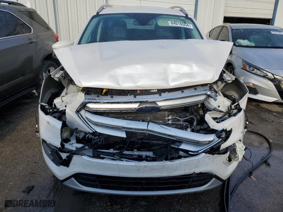2017 Ford Escape Titanium with VIN 1FMCU0JD9HUB48912, listed as a Copart auction lot 84016554 with 52,199 mi miles and Salvage Title. Bid and sale history available at carsss.com. Image 5.