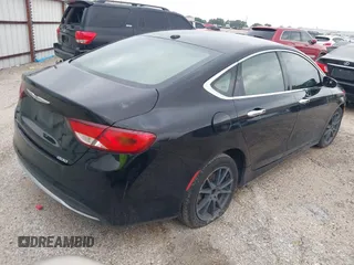 2015 Chrysler 200 Limited with VIN 1C3CCCAB8FN604000, listed as a IAAI auction lot 42026085 with 217,861 mi miles. Bid and sale history available at carsss.com. Image 4.