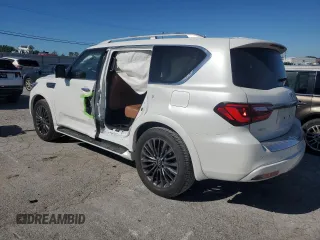 2024 Infiniti QX80 SENSORY with VIN JN8AZ2BE6R9330964, listed as a Copart auction lot 73728104 with 5,123 mi miles and Salvage Title. Bid and sale history available at carsss.com. Image 2.