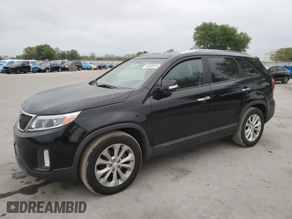 2014 Kia Sorento EX with VIN 5XYKU4A79EG432099, listed as a Copart auction lot 48459515 with 161,720 mi miles and Salvage Title. Bid and sale history available at carsss.com. Image 1.