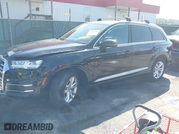2019 Audi Q7 Premium Plus with VIN WA1LAAF77KD012284, listed as a IAAI auction lot 42587290 with 50,976 mi miles and . Bid and sale history available at DreamBid. Image 2.