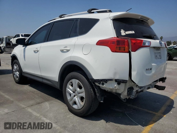 2014 Toyota RAV4 LE with VIN JTMZFREV4EJ006299, listed as a Copart auction lot 62403265 with 130,215 mi miles and Salvage title. Bid and sale history available at DreamBid. Image 2.