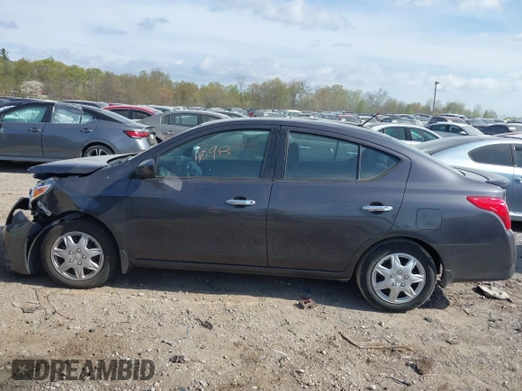 2015 Nissan Versa SV with VIN 3N1CN7AP7FL876601, listed as a IAAI auction lot 42091098 with 106,824 mi miles and . Bid and sale history available at DreamBid. Image 14.