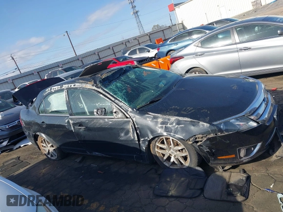 2012 Ford Fusion SEL with VIN 3FAHP0JG5CR347540, listed as a IAAI auction lot 41834383 with 1 mi miles. Bid and sale history available at carsss.com. Image 12.