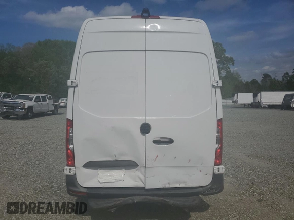 2022 Mercedes-Benz Sprinter Cargo with VIN W1Y40CHY1NT113681, listed as a Copart auction lot 53908755 with 64,231 mi miles and Salvage Title. Bid and sale history available at carsss.com. Image 6.
