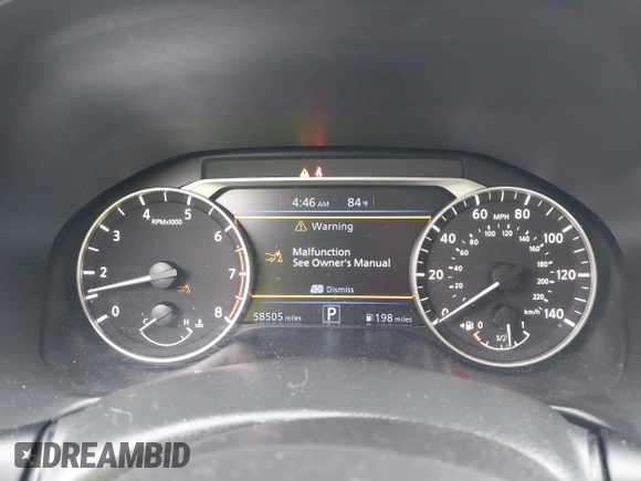 2022 Nissan Altima SR z VIN 1N4BL4CV9NN356767, wystawiony jako IAAI lot #42222461 z przebiegiem 58 505 mil mil oraz . Historia ofert i sprzedaży dostępna na DreamBid. Obrazek 7.