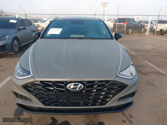 2023 Hyundai Sonata SEL Plus with VIN KMHL44J27PA289158, listed as a IAAI auction lot 41637385 with 25,951 mi miles. Bid and sale history available at carsss.com. Image 12.