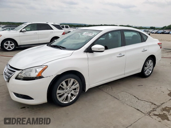 2013 Nissan Sentra SR with VIN 3N1AB7AP8DL682298, listed as a Copart auction lot 53528175 with 136,552 mi miles and Salvage Title. Bid and sale history available at DreamBid. Image 1.