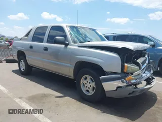 2004 Chevrolet Avalanche with VIN 3GNEC12T24G122295, listed as a IAAI auction lot 42648736 with 153,529 mi miles and . Bid and sale history available at DreamBid. Image 1.