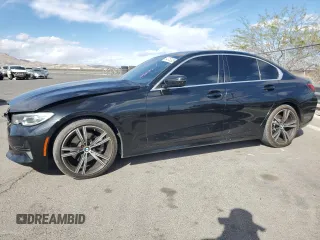 2021 BMW 3 Series 330i z VIN 3MW5R1J04M8B67180, wystawiony jako Copart lot #54913305 z przebiegiem 48 008 mil mil oraz Szkoda całkowita • Salvage title. Historia ofert i sprzedaży dostępna na DreamBid. Obrazek 1.
