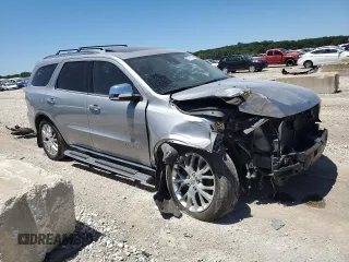 2014 Dodge Durango Citadel with VIN 1C4SDJETXEC451206, listed as a Copart auction lot 57917044 with 139,200 mi miles and Salvage Title. Bid and sale history available at DreamBid. Image 4.