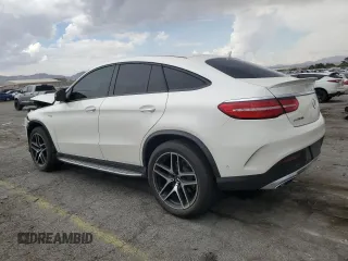 2017 Mercedes-Benz GLE 43 AMG with VIN 4JGED6EB8HA084593, listed as a Copart auction lot 58988935 with 51,531 mi miles and Salvage title. Bid and sale history available at DreamBid. Image 2.