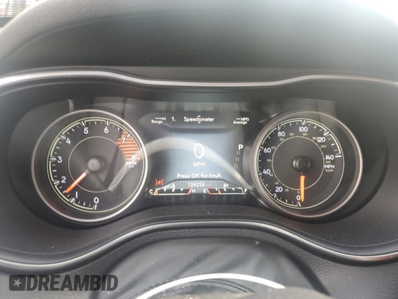 2019 Jeep Cherokee Trailhawk with VIN 1C4PJMBX9KD183116, listed as a Copart auction lot 58518265 with 124,258 mi miles and Salvage title. Bid and sale history available at DreamBid. Image 9.