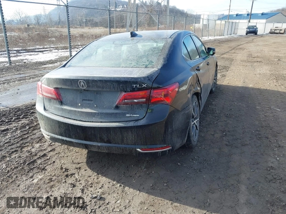 2015 Acura TLX V6 Tech with VIN 19UUB3F57FA007208, listed as a IAAI auction lot 41441646 with 177,464 mi miles. Bid and sale history available at carsss.com. Image 4.