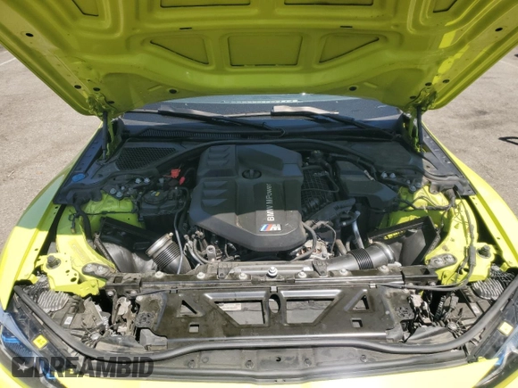 2021 BMW M4 Competition z VIN WBS33AZ03MCH19451, wystawiony jako Copart lot #55436975 z przebiegiem 41 595 mil mil oraz Szkoda całkowita • Salvage title. Historia ofert i sprzedaży dostępna na DreamBid. Obrazek 11.