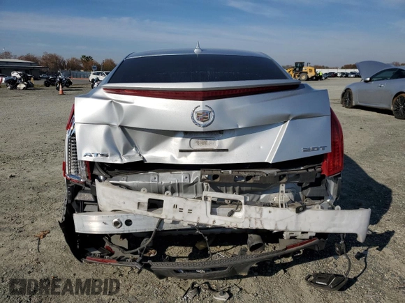 2013 Cadillac ATS Premium with VIN 1G6AF5SX5D0159907, listed as a Copart auction lot 83404814 with 0 mi miles and Salvage Title. Bid and sale history available at carsss.com. Image 6.