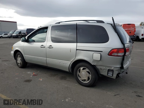 2003 Toyota Sienna LE with VIN 4T3ZF13C23U551614, listed as a Copart auction lot 80946134 with 160,302 mi miles and Salvage Title. Bid and sale history available at carsss.com. Image 2.