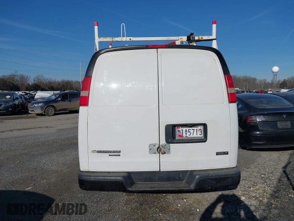 2013 Chevrolet Express Cargo with VIN 1GCZGTBG9D1109295, listed as a IAAI auction lot 41379334 with 91,422 mi miles and . Bid and sale history available at DreamBid. Image 16.