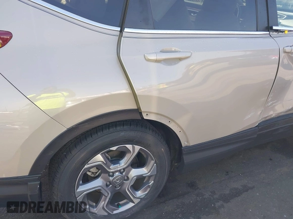 2019 Honda CR-V EX-L with VIN 2HKRW1H84KH503106, listed as a IAAI auction lot 42538439 with 27,883 mi miles and . Bid and sale history available at DreamBid. Image 6.