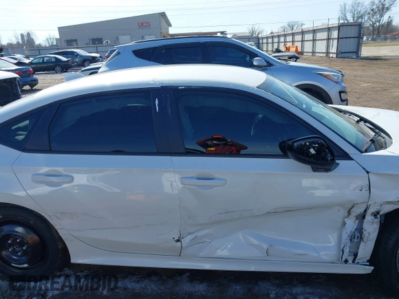 2025 Honda Civic Sport with VIN 2HGFE2F50SH514604, listed as a IAAI auction lot 41585374 with 2,064 mi miles and . Bid and sale history available at DreamBid. Image 14.