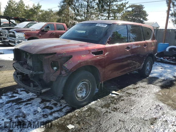 2022 Infiniti QX80 PREMIUM SELECT with VIN JN8AZ2AE8N9291774, listed as a Copart auction lot 44748755 with 42,604 mi miles and Clean Title. Bid and sale history available at carsss.com. Image 1.