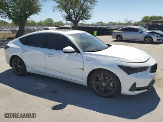 2024 Acura Integra w/A-Spec Package with VIN 19UDE4H32RA024348, listed as a Copart auction lot 48718975 with 14,449 mi miles and Salvage Title. Bid and sale history available at carsss.com. Image 4.