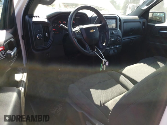 2023 Chevrolet Silverado 1500 Work Truck with VIN 3GCNAAED8PG323593, listed as a Copart auction lot 53402475 with 1,828 mi miles and Clean Title. Bid and sale history available at carsss.com. Image 8.