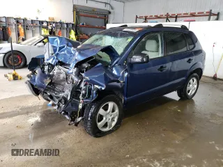 2007 Hyundai Tucson GLS with VIN KM8JM12B57U506533, listed as a Copart auction lot 48228404 with 0 mi miles and Salvage Title. Bid and sale history available at carsss.com. Image 1.
