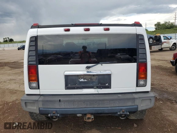 2004 Hummer H2 z VIN 5GRGN23U94H109105, wystawiony jako Copart lot #60548255 z przebiegiem 218 770 mil mil oraz Czysty tytuł • Clean title. Historia ofert i sprzedaży dostępna na DreamBid. Obrazek 6.