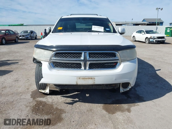 2013 Dodge Durango Crew with VIN 1C4SDJDT6DC510333, listed as a IAAI auction lot 41776099 with 180,431 mi miles and . Bid and sale history available at DreamBid. Image 12.