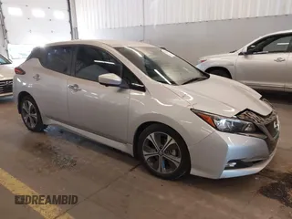 2021 Nissan LEAF SV with VIN 1N4AZ1CV0MC555709, listed as a IAAI auction lot 41350031 with 28,942 mi miles and . Bid and sale history available at DreamBid. Image 1.