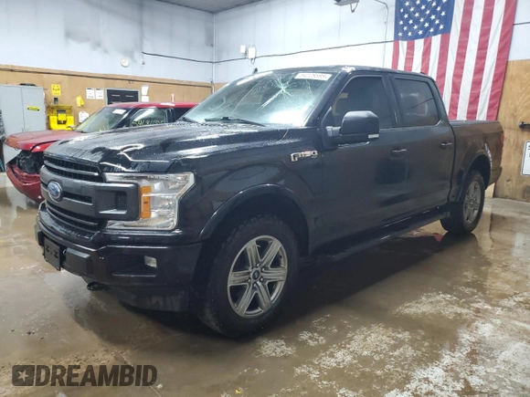 2019 Ford F-150 XL с VIN 1FTEW1EP8KFB22895, выставлен на аукционе Copart как лот 54228595 с пробегом 128 905 миль миль и Чистый • Clean title. История ставок и продаж доступна на DreamBid. Изображение 1.