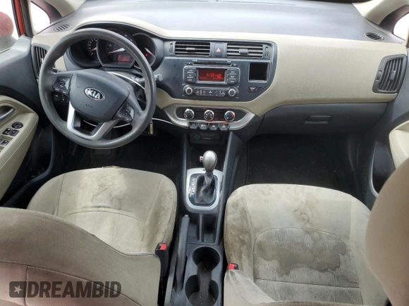 2013 Kia Rio LX with VIN KNADM4A38D6281874, listed as a Copart auction lot 51134385 with 168,379 mi miles and Clean Title. Bid and sale history available at carsss.com. Image 8.