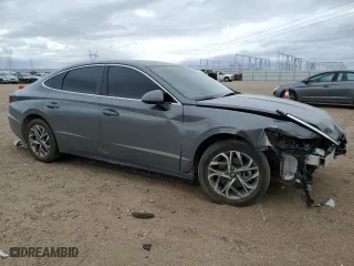 2021 Hyundai Sonata SEL with VIN KMHL64JA0MA150745, listed as a Copart auction lot 45326035 with 91,325 mi miles and Salvage Title. Bid and sale history available at carsss.com. Image 4.