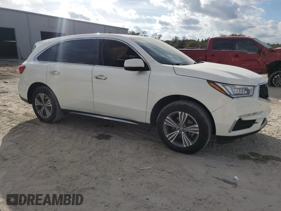 2019 Acura MDX with VIN 5J8YD3H39KL004168, listed as a Copart auction lot 81821064 with 116,418 mi miles and Non Repairable. Bid and sale history available at carsss.com. Image 4.