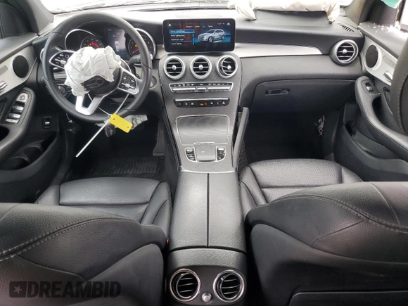 2020 Mercedes-Benz GLC 300 with VIN WDC0G8DB8LF698908, listed as a Copart auction lot 59491365 with 58,566 mi miles and Salvage title. Bid and sale history available at DreamBid. Image 8.