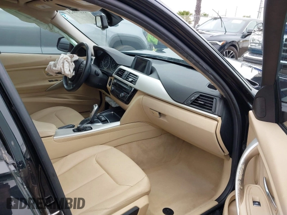 2016 BMW 3 Series 320i with VIN WBA8A9C51GK617012, listed as a IAAI auction lot 41896624 with 56,289 mi miles. Bid and sale history available at carsss.com. Image 5.