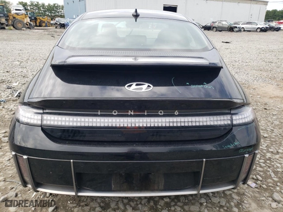 2023 Hyundai IONIQ 6 Preferred with VIN KMHM34AC6PA046196, listed as a Copart auction lot 64205874 with 48311 miles and Salvage Title. Bid and sale history available at carsss.com. Image 6.